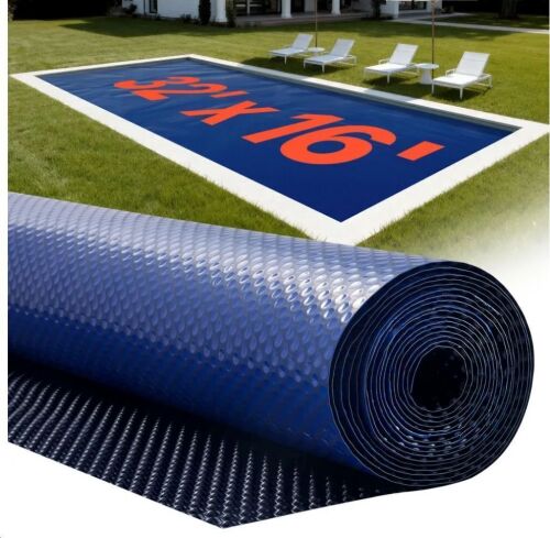 VEVOR 32 x 16 ft, 16 Mil Pool Solar Blanket with Dual Heat-Locking Air Layer