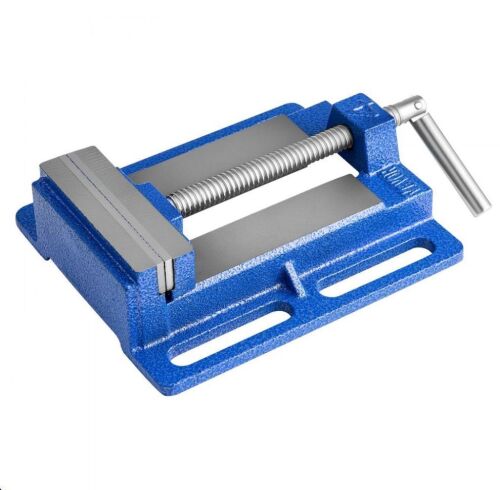 VEVOR Cast Iron Drill Press Vise, 6 Inch Jaw Width, Slotted Base