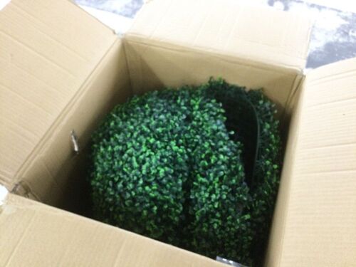 VEVOR Artificial Topiaries Boxwood Balls, 20” Tall, 2pc