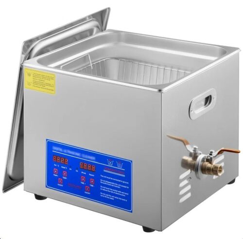 VEVOR 15L Ultrasonic Cleaner with Digital Timer&Heater, 110v