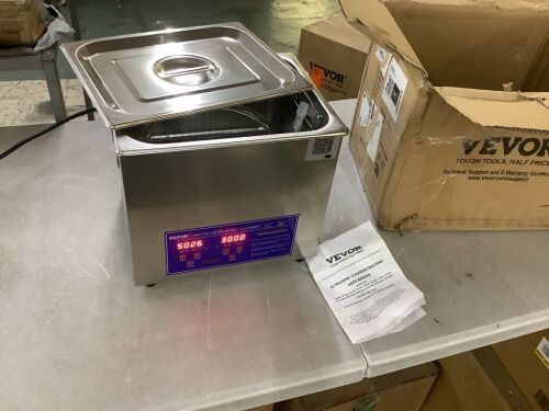 VEVOR 9.5 L Professional Ultrasonic Cleaner with Digital Timer & Heater, 40kHz