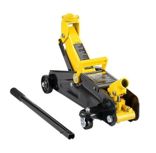 VEVOR Heavy Duty Iron Hydraulic Low Profile Floor Jack 2 Ton, 4.9"-13.2" Height Lifting Range