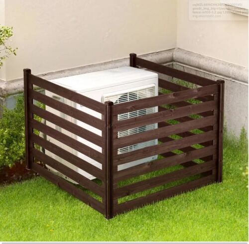 VEVOR 48 x 37 inch Wooden Air Conditioner Fence, 3 Panel