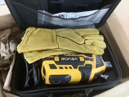 VEVOR Portable Handheld 20-140A ARC Welder with 5-Level Current Adjustment & IGBT Inverter, 110V