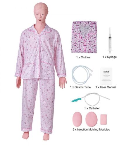 VEVOR Female Life Size Demonstration Human Mannequin for Nursing Training