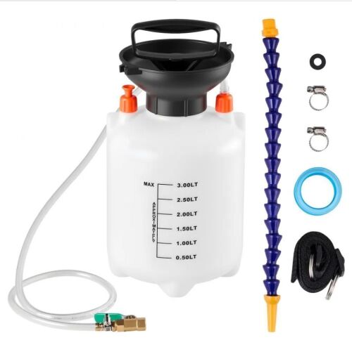 VEVOR Manual Transmission Fluid Pump with 47 in Long Horse & HDPE Tank, 3 L Capacity