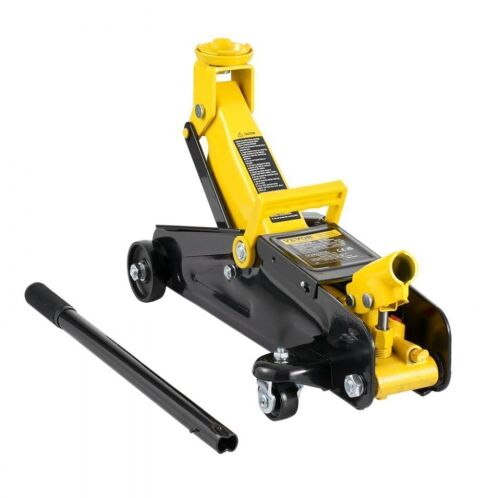VEVOR 2 Ton Heavy Duty Low Profile Floor Jack, Single Piston Quick Lift Pump, 4.9"-13.2" Height Lifting Range