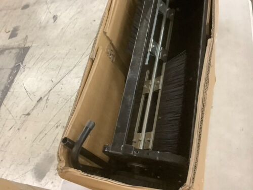VEVOR Push Lawn Sweeper, 26-inch Leaf & Grass Collector - Loose Hardware, Unknown if Complete