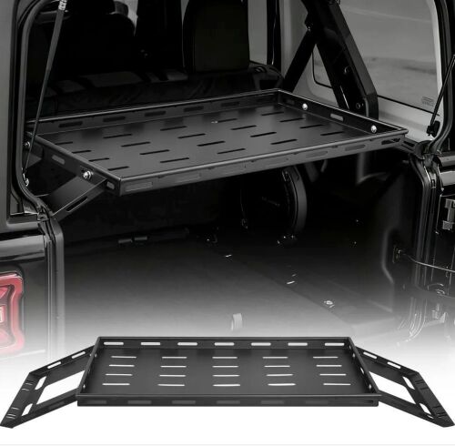VEVOR Rear Trunk Cargo Rack, for 2007-2024 Jeep Wrangler JK 4-Door Hardtops, 300 lbs Capacity