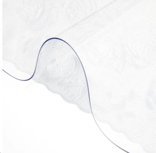 VEVOR 40 x 80 Inch, 1.5 mm Thick Clear Plastic Table Protector