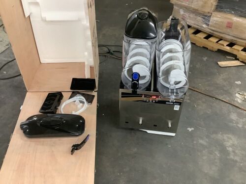 VEVOR 15Lx2 Tank Commercial Slushy Machine, 1000W - Right Side Not Working