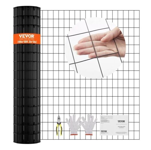 VEVOR Hardware Cloth, 48'' x 50' Galvanized Wire Mesh Roll, 16 Gauge