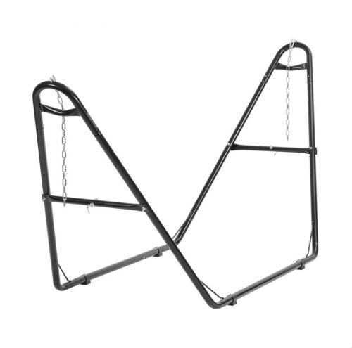 VEVOR Universal 2 Person Adjustable Heavy Duty Hammock Stand, 550 lbs Capacity. Fits 7.5-13.5 ft Hammocks