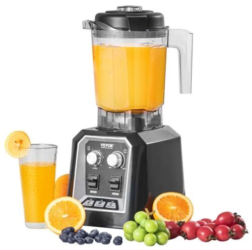 VEVOR 68 oz Plastic Jar Countertop Blender, 3 Functions