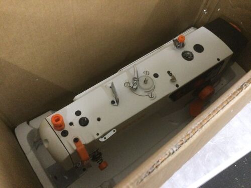 VEVOR Heavy-duty Lockstitch Sewing Machine 550W Servo Motor, 5000s.p.m, Clear Control Panel and Electro-mechanization Intelligent Start-stop