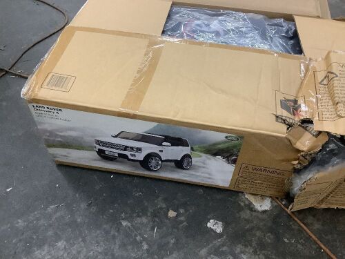 12V 2-Seater Licensed Land Rover Ride-On w/ Parent Remote Control