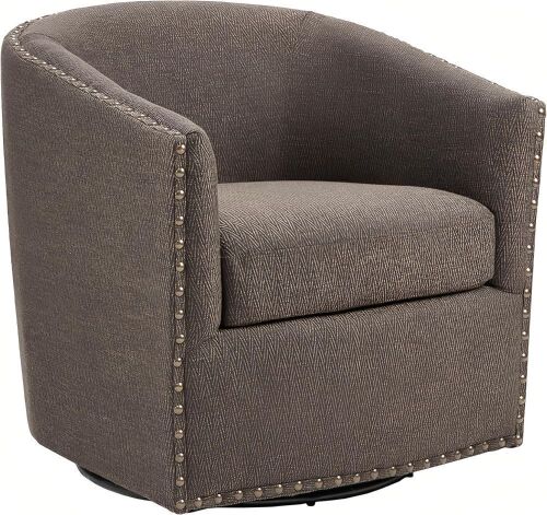 Madison Park Swivel Barrel Accent Chair, 28" Wide