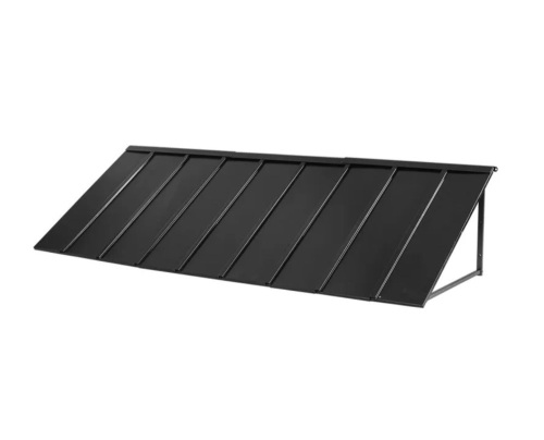 VEVOR Stable Triangle Steel Frame Fixed Metal Awning 104 x 36 in