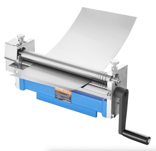 VEVOR Sheet Metal Slip Roller Rolling Bending Machine, 12.6 inches Forming Width in 20 Gauge Capacity