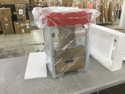 VEVOR 800W Commercial Countertop Popcorn Machine, 8oz Stainless Steel Kettle, 48 Cups per Batch - Broken Door Panel