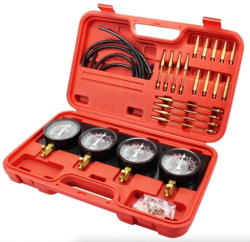 VEVOR Fuel Vacuum Carburetor Synchronize Tool Kit Gauge Set with Rubber Hose