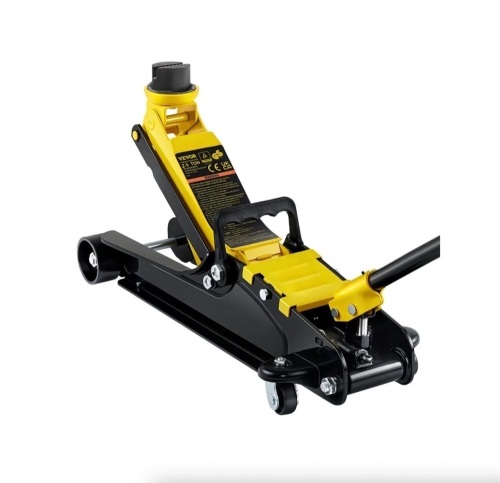VEVOR 2.5 Ton Low Profile Floor Jack with Single Piston Lift Pump, Lifting Range 3.35"-14.96"