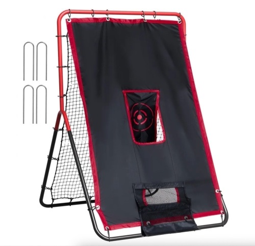 VEVOR Baseball and Softball Rebounder Net, 3.5 x 4.5 ft