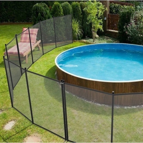 VINGLI 4-ft x 12-ft Black Mesh Pool Safety Barrier Panel