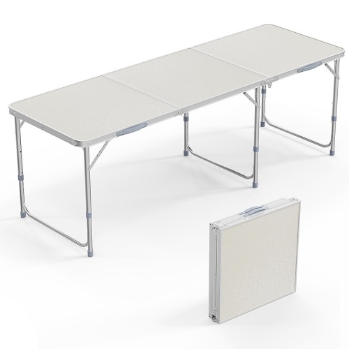 VINGLI 6FT Folding Table with Carrying Handle