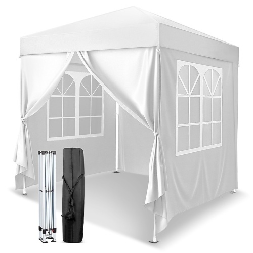 VINGLI 6.5 x 6.5FT Pop Up Canopy Tent with Sidewalls
