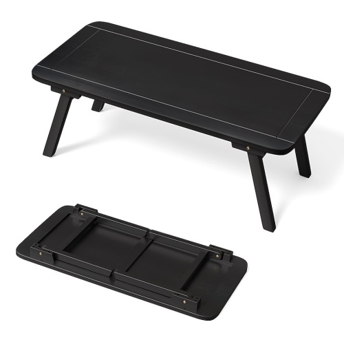 VINGLI 41-in W Outdoor Oval Folding Wooden Coffee Table No Assembly Required