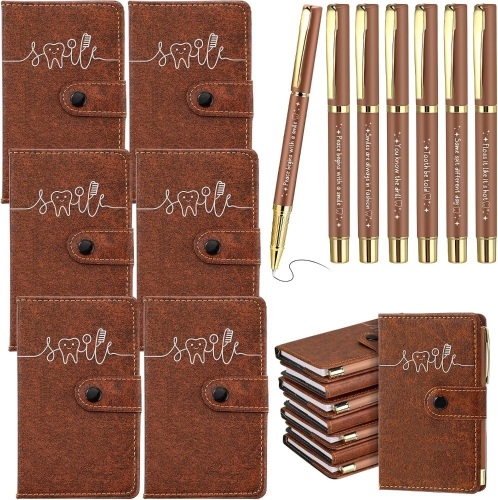 Lot of (2) 24 Sets Dental Hygienist Appreciation Gifts, Notebooks & Pens