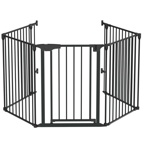 Bonnlo 134 Inches Wide Configurable Baby Gate