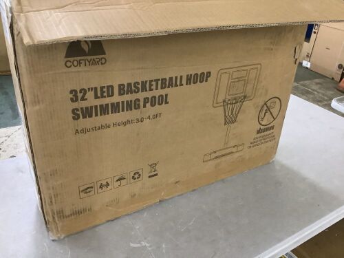 Cofiyard Swimming Pool Basketball Hoop, 32"