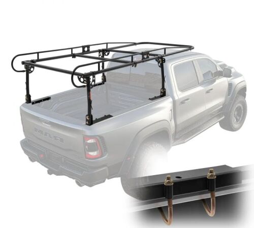 VEVOR Truck Ladder Rack, 1000 LBS Capacity, 43.3-63 inch Adjustable Width