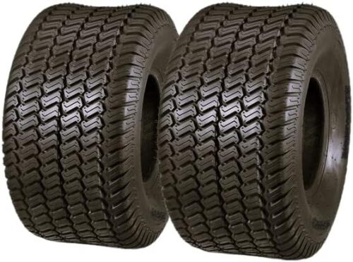 2 NEW HORSESHOE 20x8.00-8 6Ply Turf Trac Pattern for Ridding Lawn Mower Garden Tractor Tires Tubeless 20x8-8