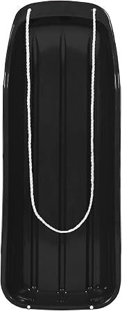 48-inch Kids' Plastic Toboggan Snow Sled with Pull Rope