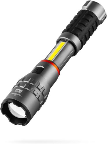 NEBO SLYDE KING Flashlight | High Lumens, Rechargeable COB Work Light & LED Flashlight, Waterproof, Magnetic Base, Great for Camping & Hunting, Includes Charging Cable
