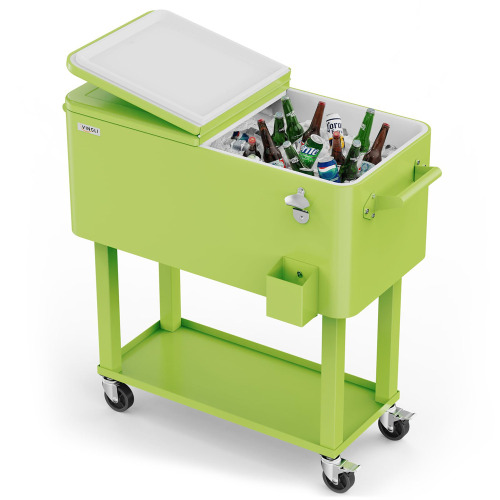 Vingli 80qt Rolling Ice Chest Cooler