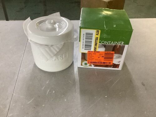Porcelain Grease Container 5"
