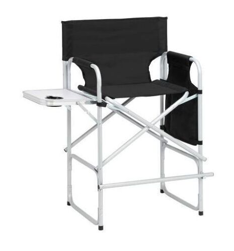 Folding Directors Chair with Side Table