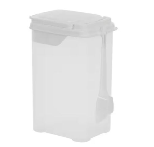 Buddeez 3.25qt Storage Dispenser with Flip Lid and Scoop, 2 Pack