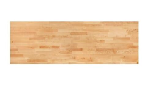 Hampton Bay 4 ft. L x 25 in. D Finished Engineered Birch Butcher Block Countertop with Standard Edge