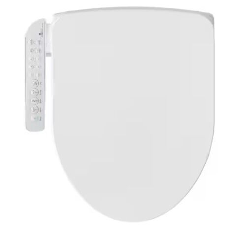 BIO BIDET HD-7000 Electric Bidet Seat for Elongated Toilets in White with Fusion Heating Technology