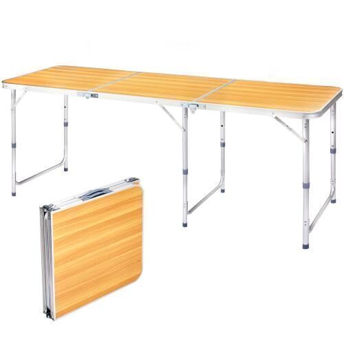 6FT Portable Folding Table with Carry Handle