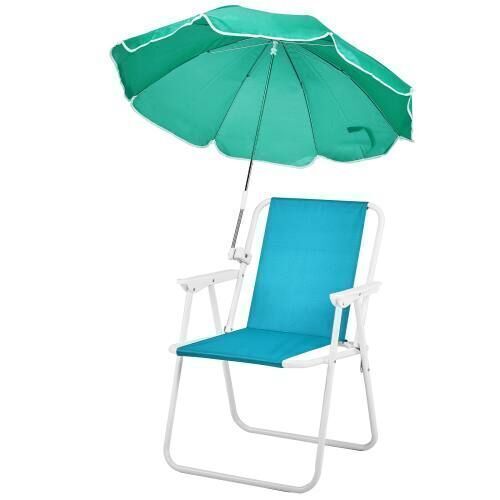 Portable Folding Beach Chair with Umbrella