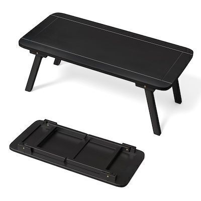 VINGLI 41-in W Outdoor Oval Folding Wooden Coffee Table