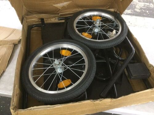 VINGLI Foldable Bike Cargo Trailer - Missing Some Hardware, No Instructions
