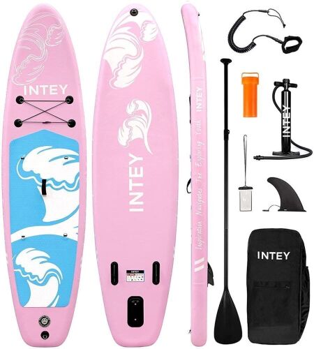 Intey Inflatable Stand Up Paddle Board 11' x 33" x 6"  - Lot 59