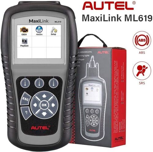 Autel Maxilink LM619 ABS SRS OBD2 Scanner Check Engine Code Reader - Lot 98